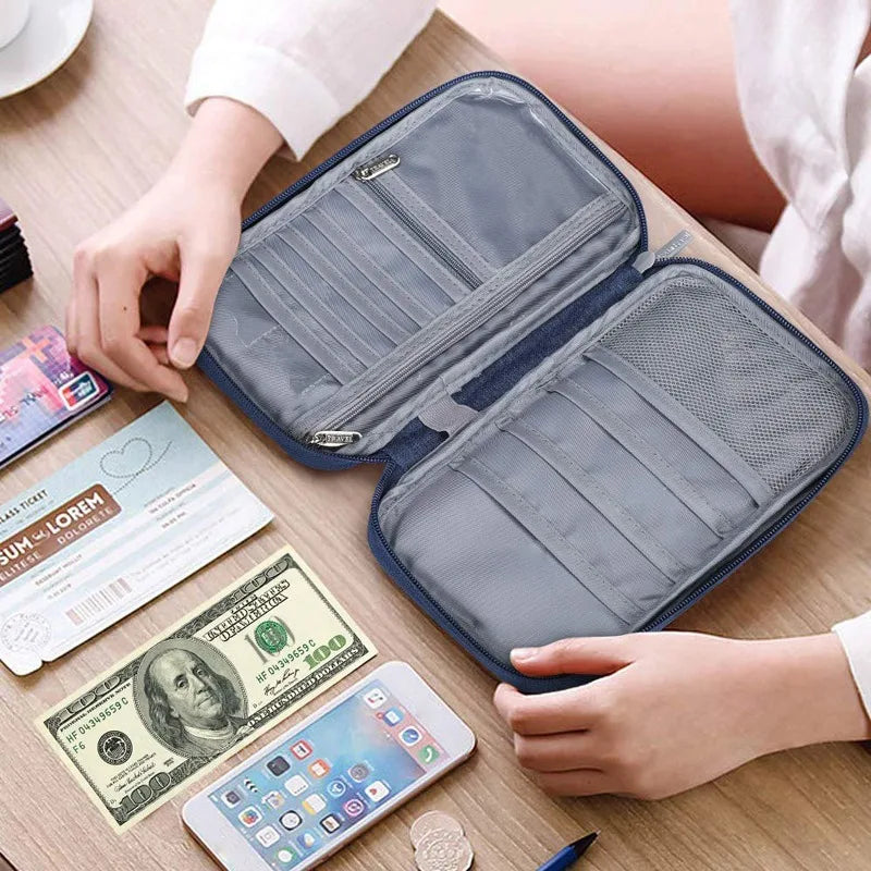 Hot Travel Wallet Family Passport Holder – Creative Waterproof Document Organizer & Cardholder Travel Accessories