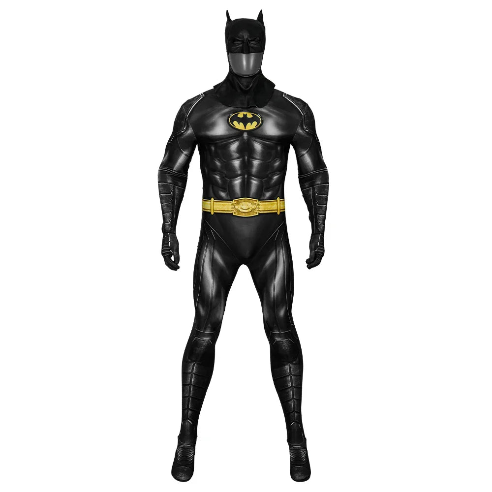Zentai Flash & Bat Movie Cosplay Jumpsuit – 3D Printed Spandex Bruce Wayne/Bat Suit Costume