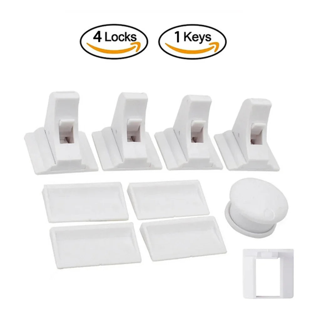 Children’s Magnetic Safety Lock — Baby Protection Drawer & Cabinet Door Lock Limiter for Child Security
