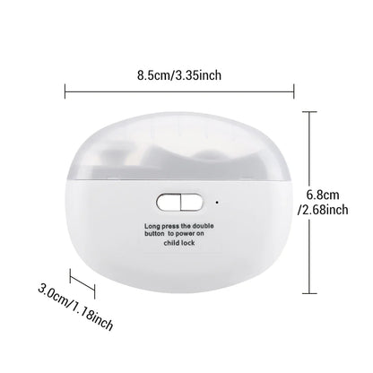 Rechargeable Electric Nail Clipper & Trimmer for Baby and Adult - Grinding, Polishing, and Automatic Manicure with LED Light