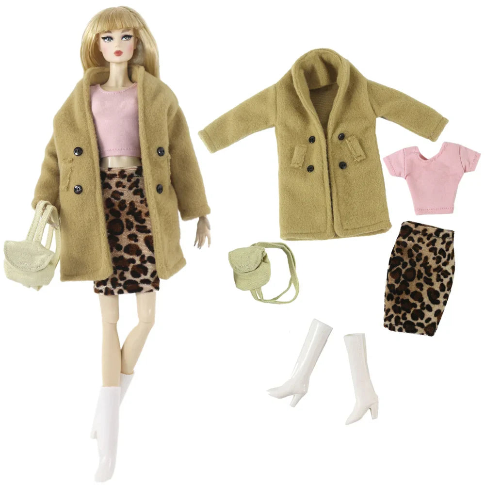 1:6 Scale Doll Clothes Set – Dress Outfit for 11.5-inch (30cm) Dolls, Multiple Styles for Girls’ Gifts