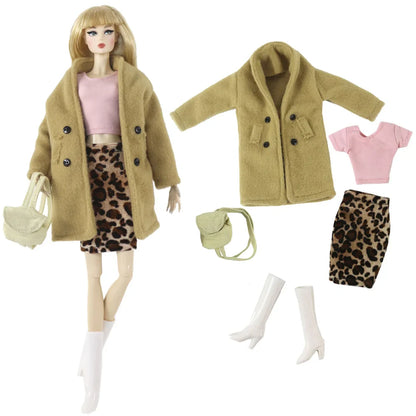 1:6 Scale Doll Clothes Set – Dress Outfit for 11.5-inch (30cm) Dolls, Multiple Styles for Girls’ Gifts