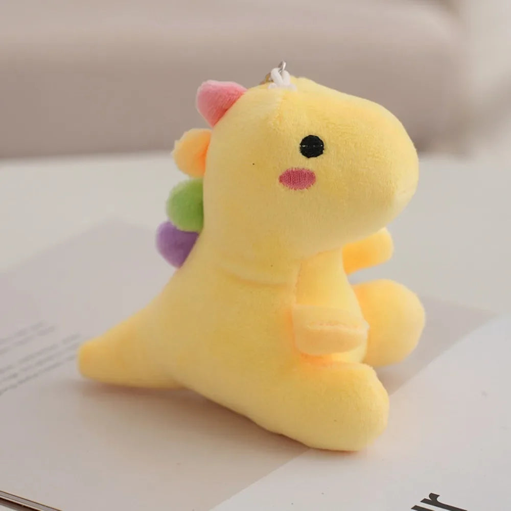 Cute Dinosaur Plush Keychain - Soft Bag Charm, Dinosaur Pendant Toy & Birthday Gift Accessory