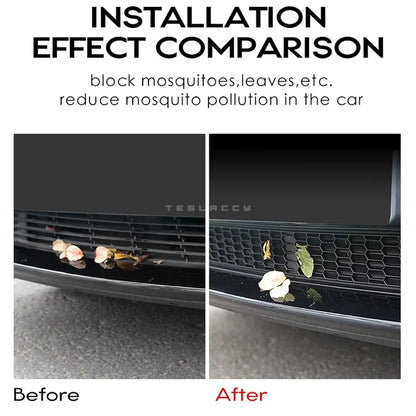 Tesla Model Y 2020-2024 Lower Bumper Anti-Insect Net – Dustproof Front Vent Grille Cover