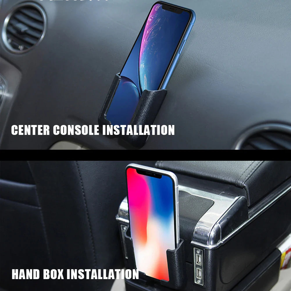 Multifunction Car Phone Mount - Lightweight, Portable Cell Phone Holder, Space-Saving Stand, Auto Interior Accessories
