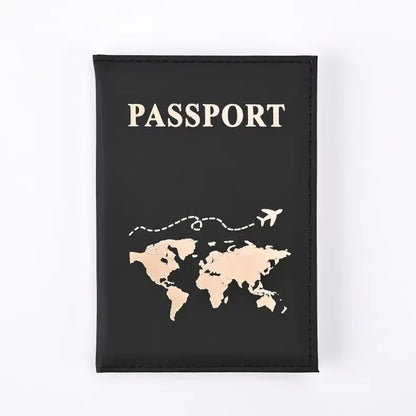 RFID Leather Passport Holder - Vintage Travel Wallet Case for Men & Women with ID and Card Storage
