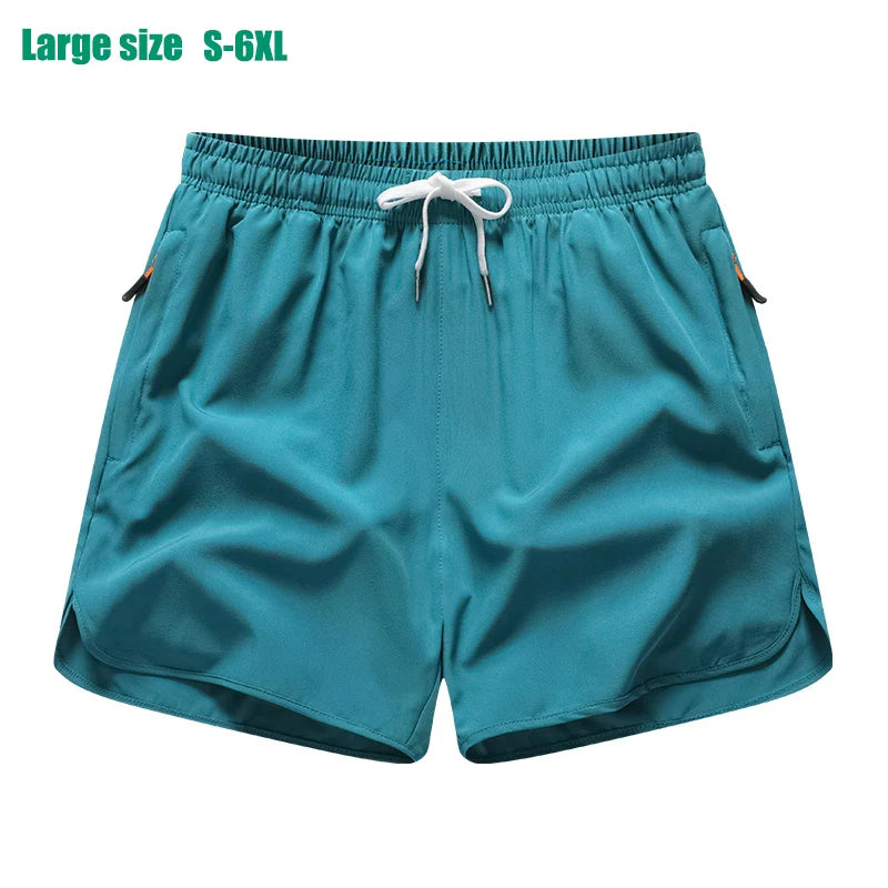 Men’s Ice Silk 3/4 Sports Shorts – Lightweight Quick Dry Running & Fitness Casual Sweat-Absorbing Outdoor Training Pants