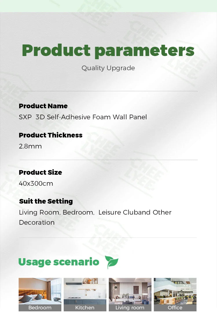 Self-Adhesive 3D Wall Panel Foam Stickers - Peel & Stick DIY for Ceiling, Living Room Decor