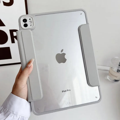 Magnetic Removable Case for iPad Air & Pro (11", 12.9", 9.7", 10.2") – Compatible with iPad 6th-10th Gen
