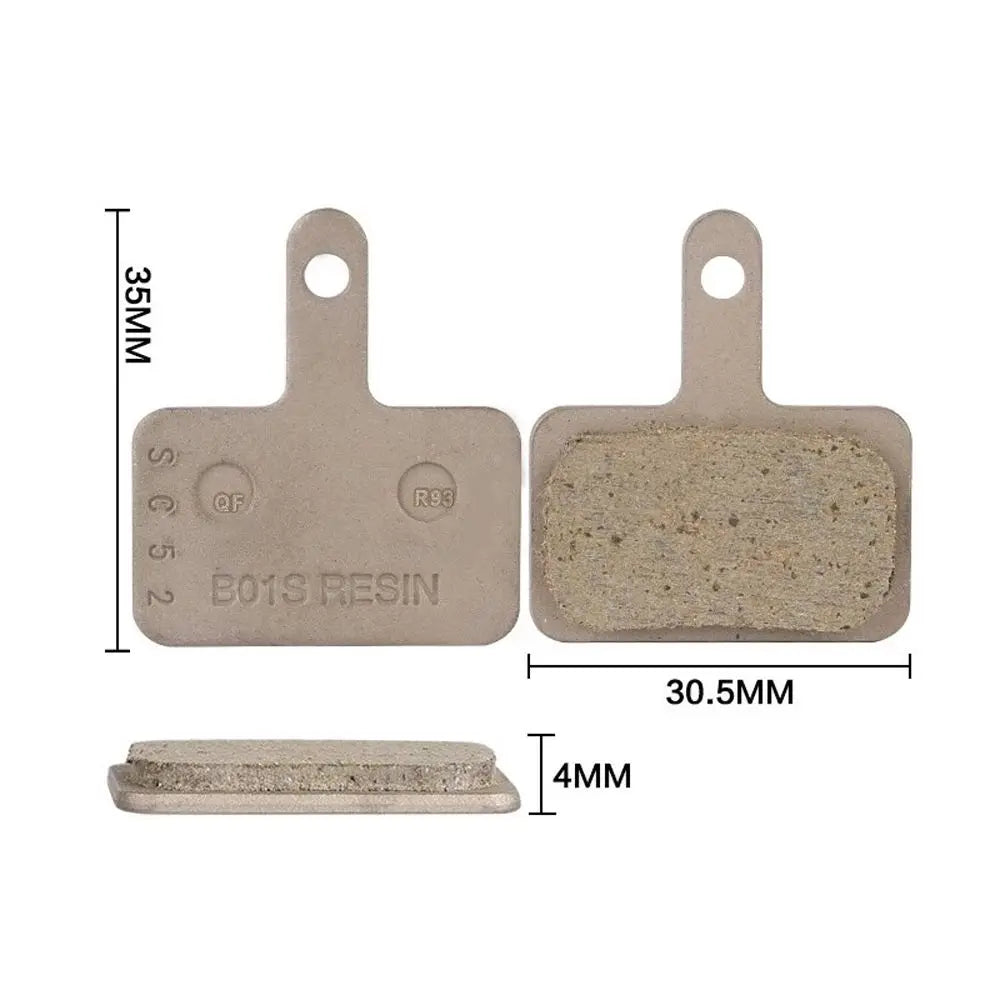 Shimano B01S Resin Brake Pads for MT200, M395, M475, M525 - Bicycle Disc Brake Parts
