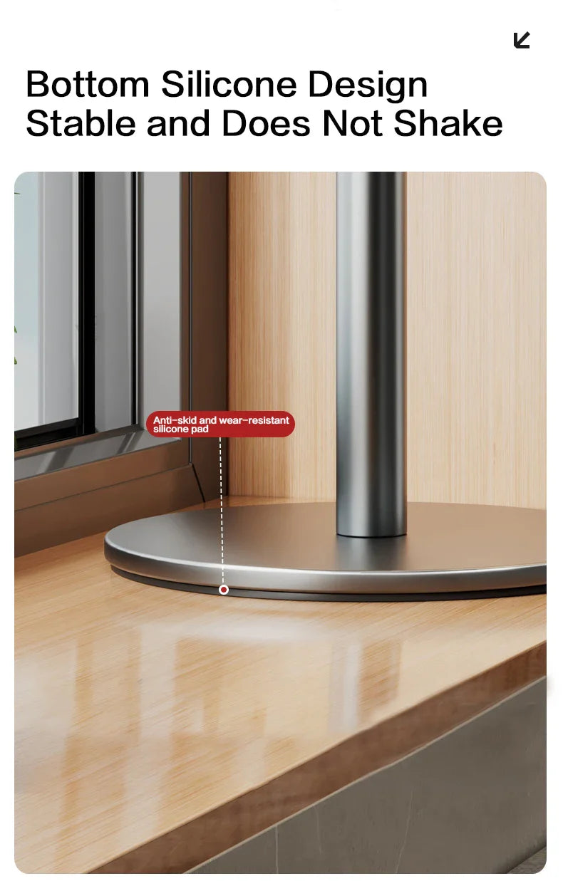 Rotating Kitchen Utensil Stand — 8-Hook Countertop Organizer for Cooking Tools