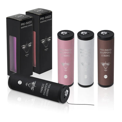 20M Pre-Ink String for Microblading: Mapping & Positioning Line for Semi-Permanent Eyebrow Makeup - Precision Eyebrow Measuring Tool