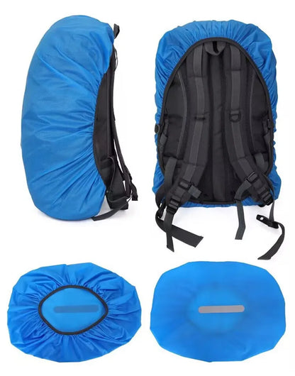 Reflective Waterproof Backpack Rain Cover 20-100L – Outdoor Safety Cover for Night Cycling, Hiking & Camping
