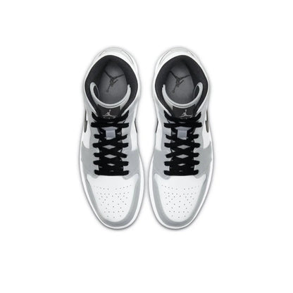 Nike Air Jordan 1 Mid – Original Retro Basketball Sneakers for Men | Classic Black & Red Colorway