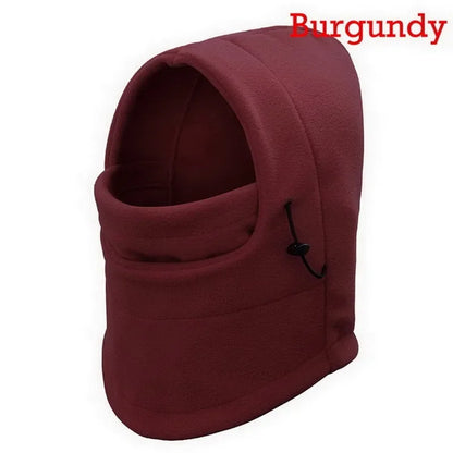 Unisex Winter Thermal Balaclava Hat – Waterproof Fleece Hood & Neck Warmer for Hiking & Outdoor Use