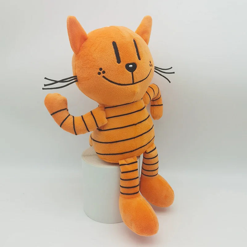 New Dog & Cat Plush Toy – Anime Petey Puppy Stuffed Animal, Cartoon Plush Figure Pillow, Birthday Gift for Kids