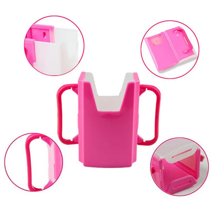 Adjustable Toddler Juice & Milk Box Holder with Handles - Safe and Practical Self-Help Drinking Cup for Baby and Kids