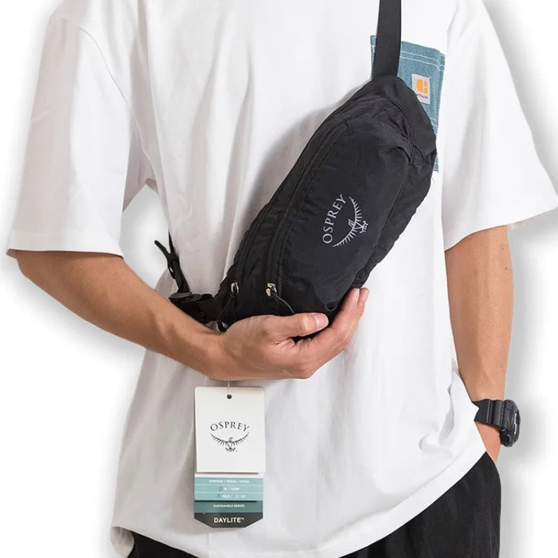 OSPREY Ultra-Lightweight Waterproof Waist Bag – Portable Compression Crossbody for Outdoor Sports & Hiking