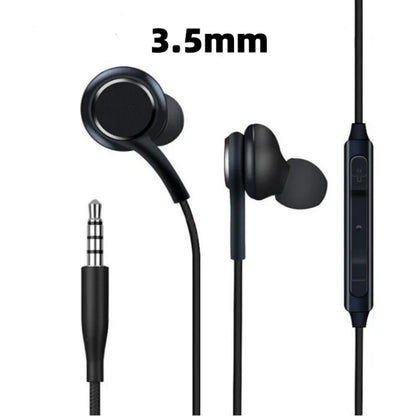 Type-C Wired Earphones for Samsung Galaxy S23/S22/S21 Ultra – In-Ear Headphones with 3.5mm Sound Quality for A54/A34/A53 Series