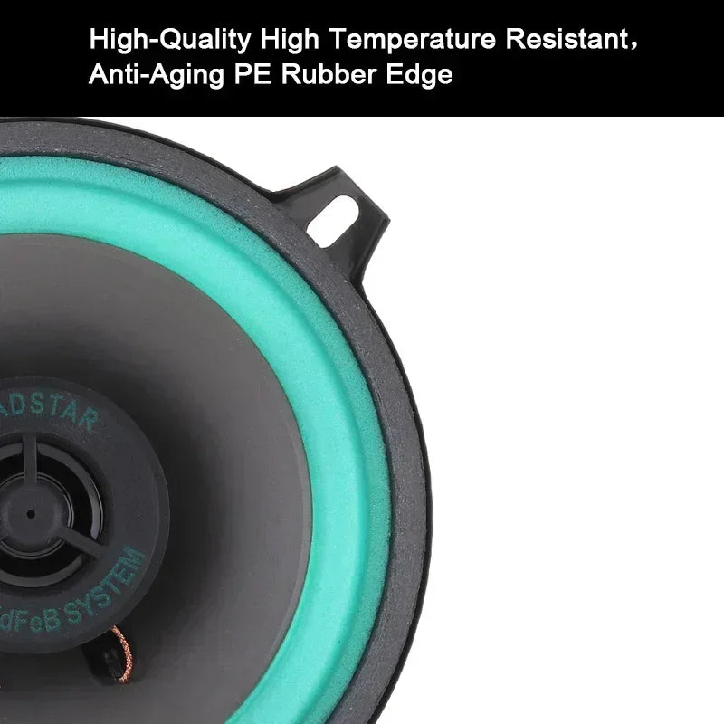 Universal Car Coaxial Speakers 4, 5 & 6.5 Inch - HiFi Full Range Automotive Audio with Enhanced Stereo Sound
