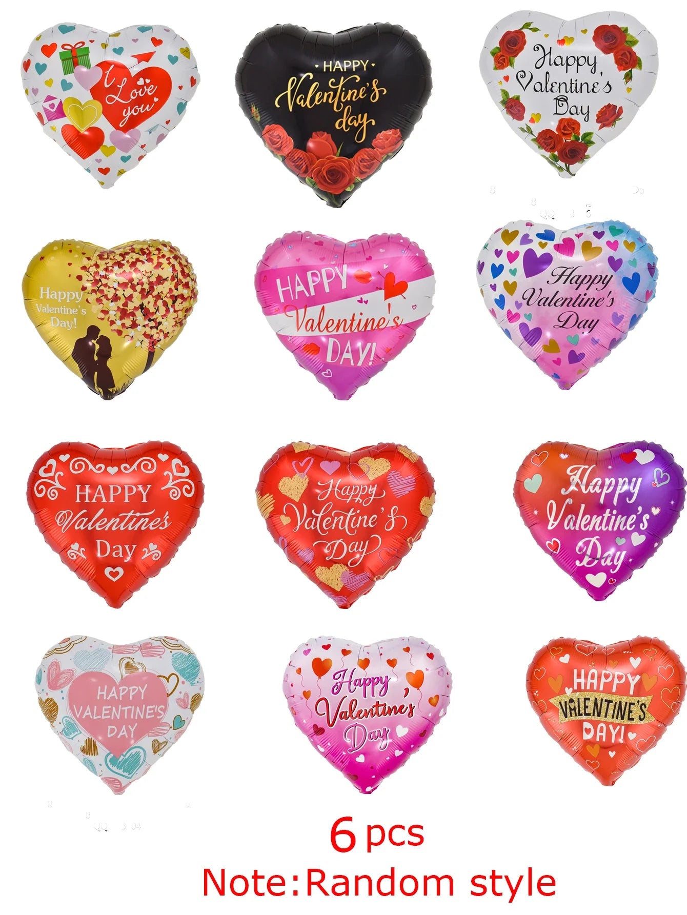 Happy Valentine’s Day Heart Balloon Stand Set – Love Bear & Heart-to-Heart Balloons Wedding Party Decoration