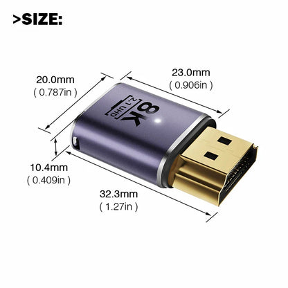 HDMI-Compatible Cable Adapter – Mini/Micro HDMI to HDMI 2.1 Converter, 48Gbps, 8K60Hz, 4K120Hz for PS4, PS5, Laptop, PC, Projector