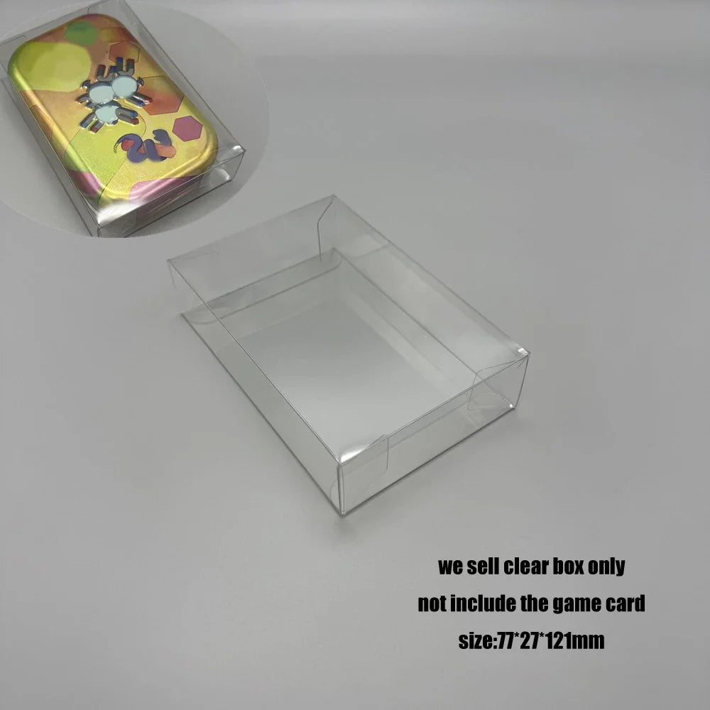 Transparent PET Storage Case - Protective Display Box for Pokémon TCG 25th Celebration Mini Tin Collection
