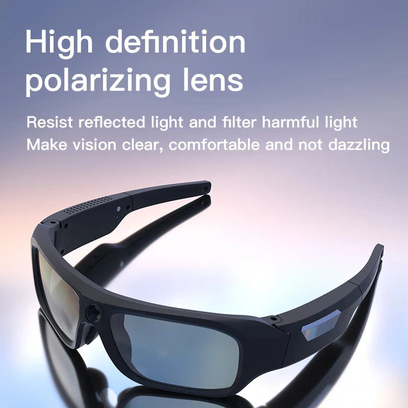 4K HD Glasses Camera – Smart Eyewear Camcorder for Driving, Cycling & Outdoor Video Recording