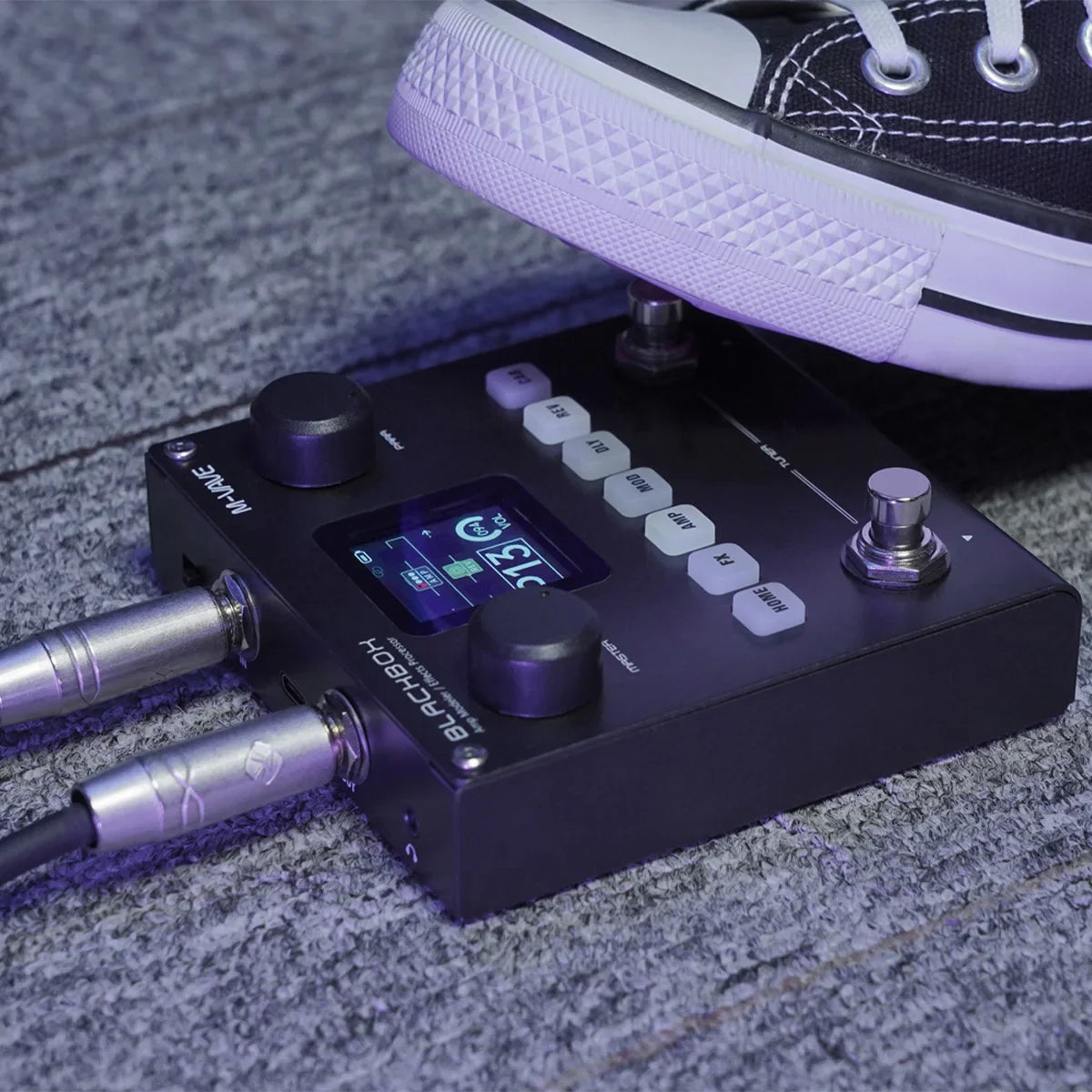 M-VAVE Blackbox Guitar/Bass AMP Modeler – Multi-Effects Processor, Rechargeable for Electric Guitar & Bass