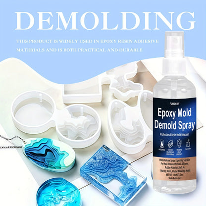 Universal Epoxy Mold Release Spray – Resin Demold Agent for Easy, Smooth Mold Removal