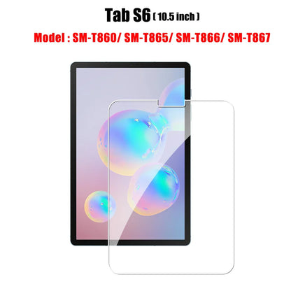 Tempered Glass Screen Protector for Samsung Galaxy Tab – Fits S6 Lite, S7 FE, S8/S8+, S9/S9 FE, S9+, S10, S11, A8, A9 Plus, 12.4" Tablets