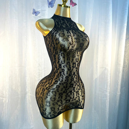 Women’s Fishnet Cover Up Dress – Hollow Out Summer Beachwear Sexy Hollow Knit Holiday Swim Cover Up