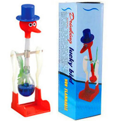 Color Changing Drinking Bird Toy – Physical Science Educational Experiment Toy for Kids STEM Learning Fun Lab Water Bird Gadget