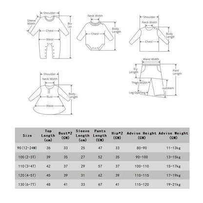 2PCS Kids Clothes Set for 1-7Y - Solid Cotton Pullover Sweatshirt & Pants, Long Sleeve Autumn Outfits for Boys & Girls