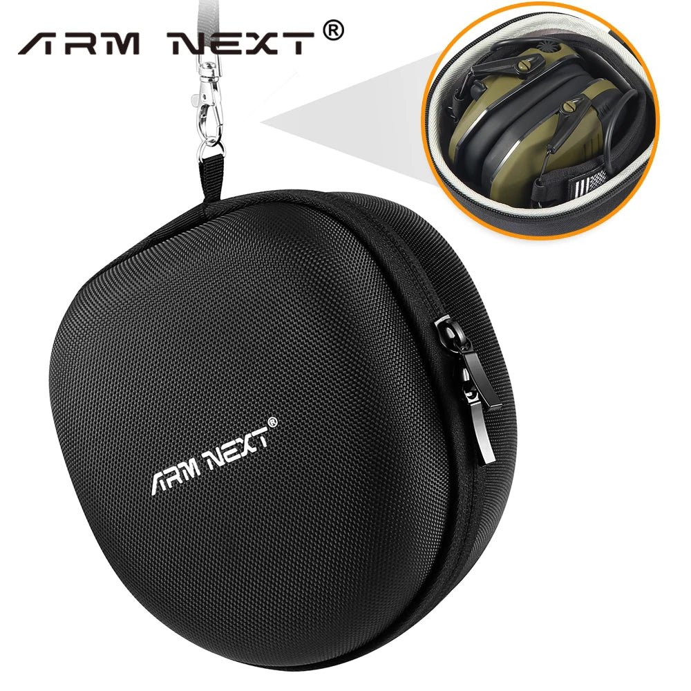 Protective Hard Case for Howard Leight Impact Sport Earmuff | ARM NEXT Shockproof Travel Bag | Keep Your Earmuffs Safe On-the-Go!