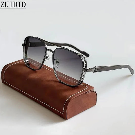 2023 Trendy Sunglasses for Men & Women – Square, Luxe Vintage Retro Steampunk Fashion Glasses, Gafas De Sol Hombre