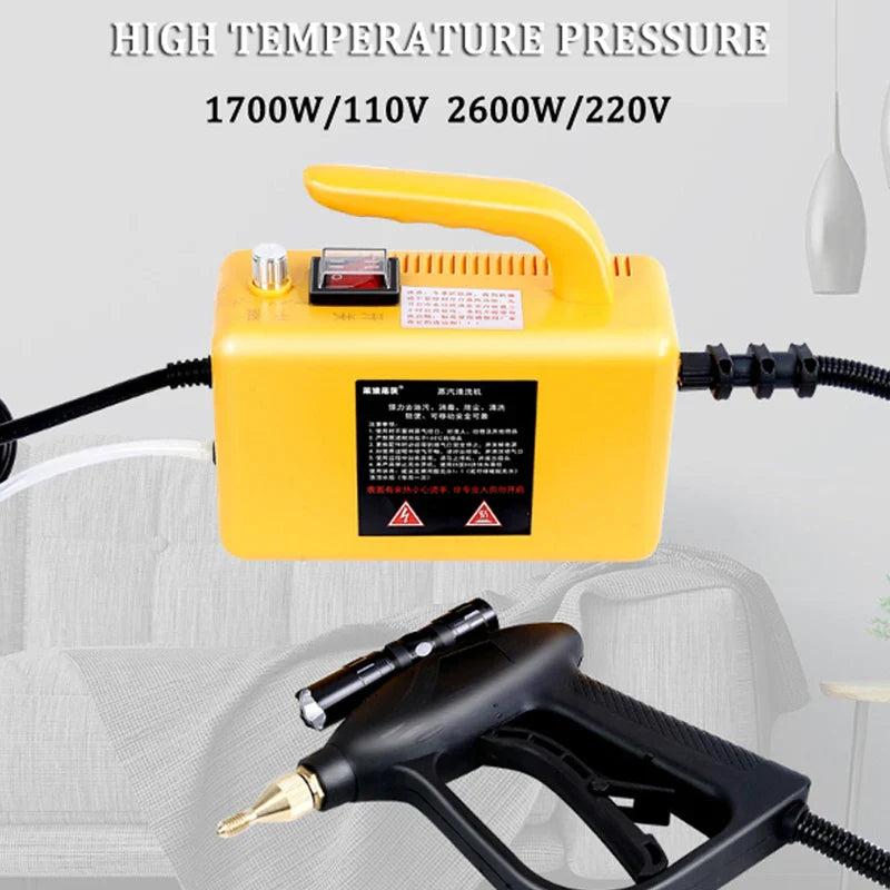 High-Temperature Home Steam Cleaner – Sterilization for Air Conditioning, Kitchen Hood & Car, 110V/220V