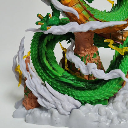 24cm Dragon Ball Anime Figure — Goku & Shenron PVC Statue for Collection & Room Decor