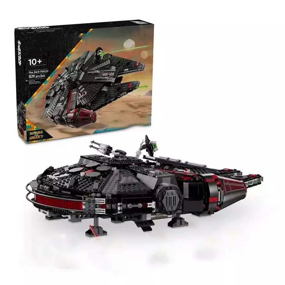 New Falcon Millennium Dark Spaceship – Building Blocks Puzzle Battle Series Toy for Adults & Boys, Birthday Gift