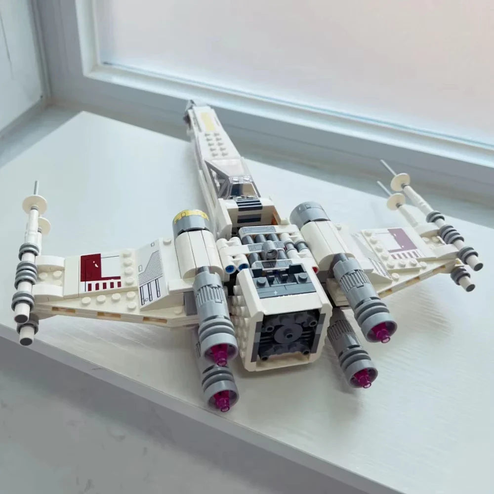 MOC 75301 Space Wars X-Wing Fighter Building Block – Model Bricks Toy for Kids & Adults, Birthday & Christmas Gift