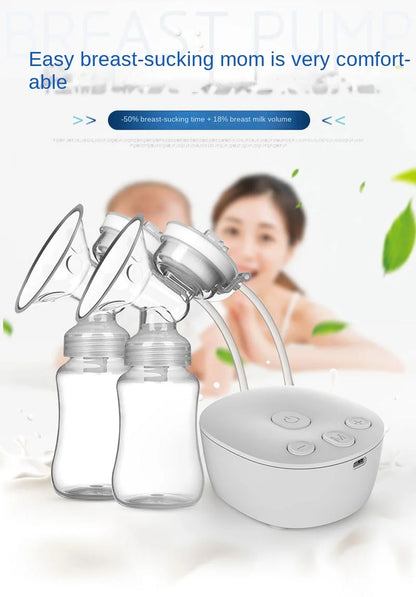 Portable Electric Breast Pump – Hands-Free, Low Noise, Comfortable Milk Collector, BPA-Free for Breastfeeding