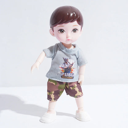 One Piece 6-Inch Baby Dolls – Boy Model with 13 Movable Joints & Painted Eyes, Birthday Gift Toy for Children Girls