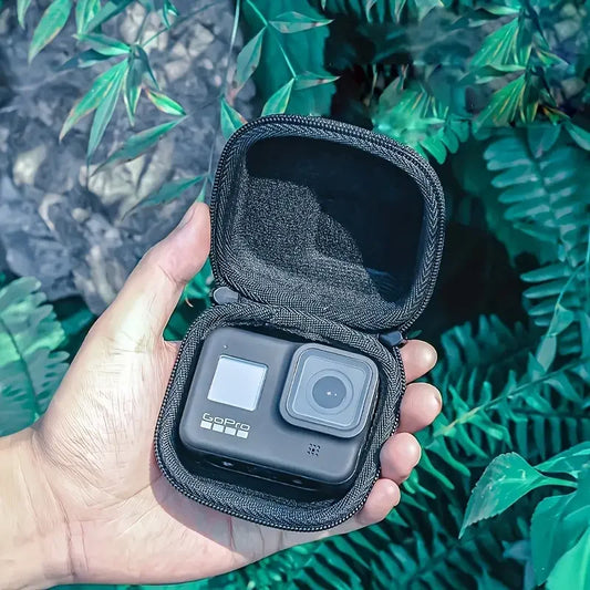 GoPro Hero 12/11/10/9/8/7/6 Storage Bag Case - Portable Mini Protective Box for GoPro Accessories