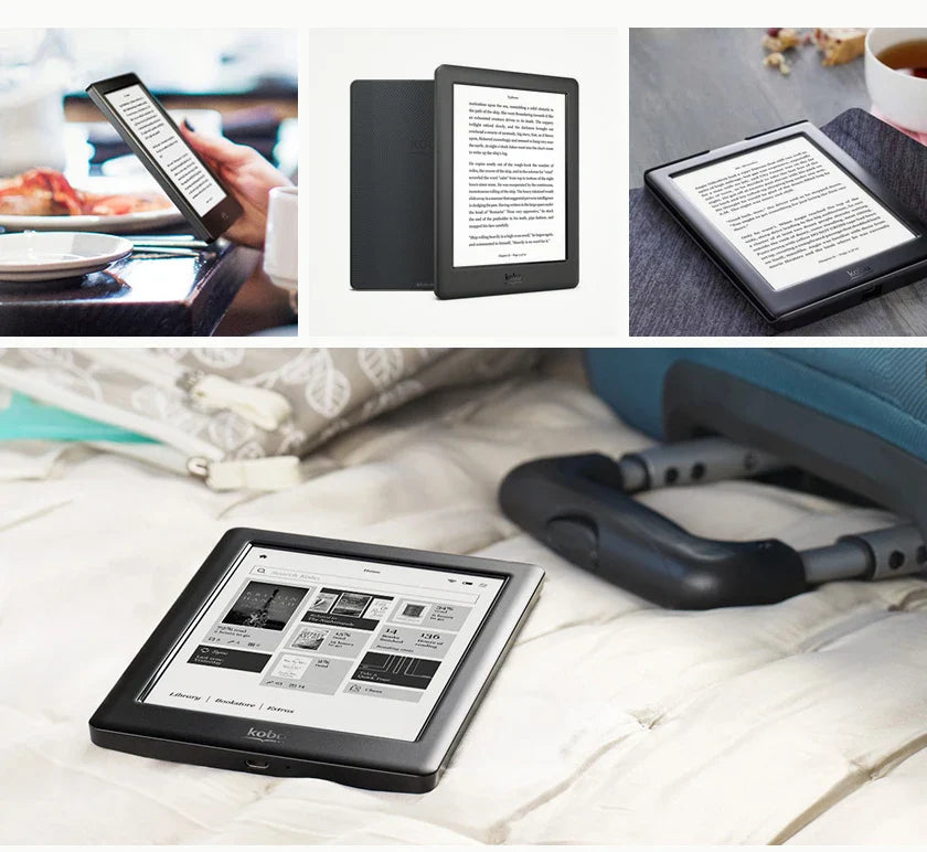 KOBO Glo HD E-Reader - 6-Inch 300PPI E-Ink Display with Front Light, Available in 4G/16G/32G Models