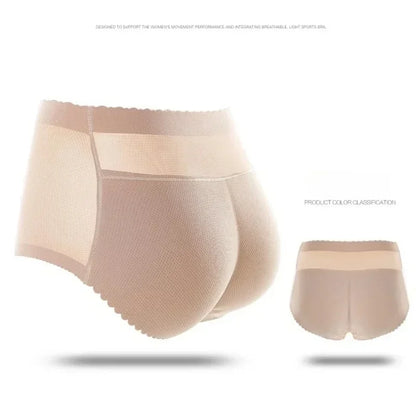 Women's Control Padded Panties - Sexy Body Shaper, Tummy & Butt Lifter, Push-Up Hip Enhancer Shapewear Briefs