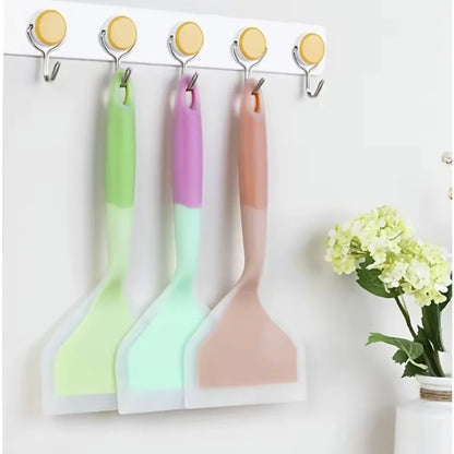 Silicone Kitchen Spatula Cooking Utensil – Non-Stick Heat Resistant Scraper for Eggs, Meat & Pizza Baking