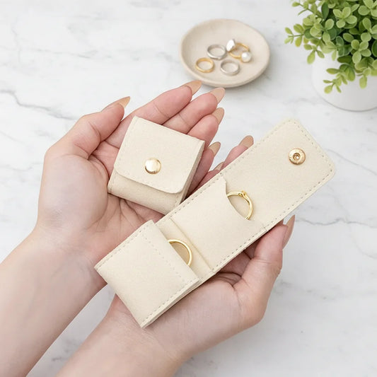 Fashion Velvet Jewelry Display & Storage Bag – Foldable Organizer for Rings, Necklaces & Earrings Travel Packing Case