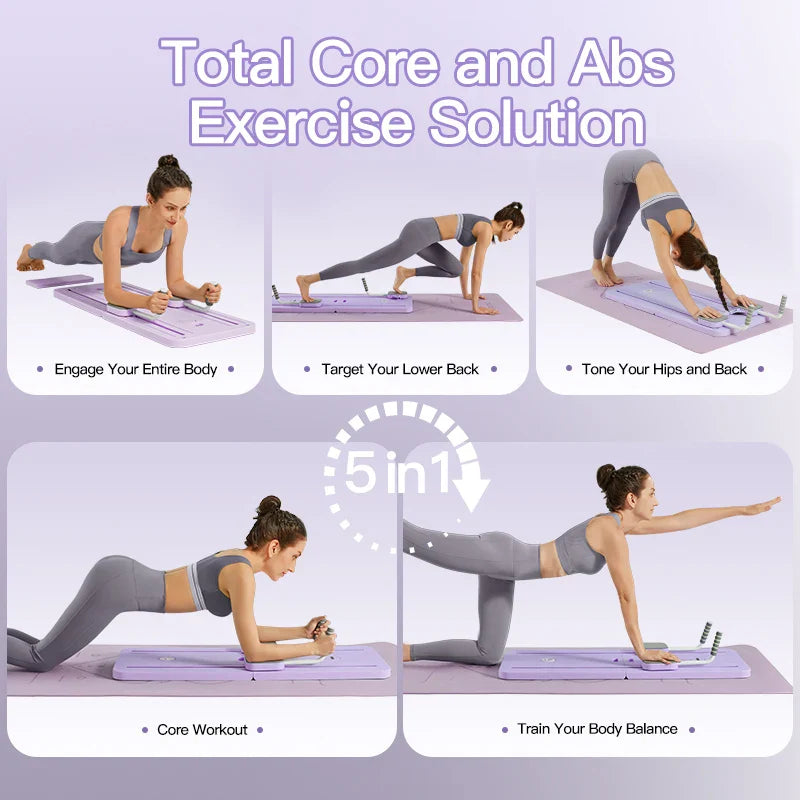Umay Multifunctional Ab Exercise Board – Home Pilates Reformer for Core & Abdominal Strength Training