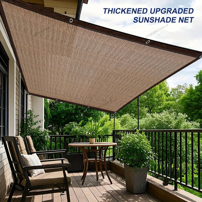 Garden Shade Cloth - Sun Shade Fabric with Grommets for Patio, Pergola, Garden & Greenhouse