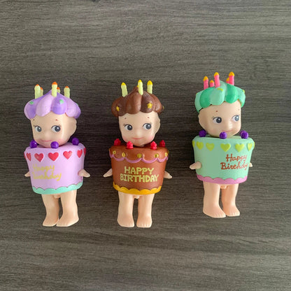 Sonny Angel Birthday Cake Series Mini Figures — Collectible Decorative Doll Toys, Kids Gift & Car/Office Decor